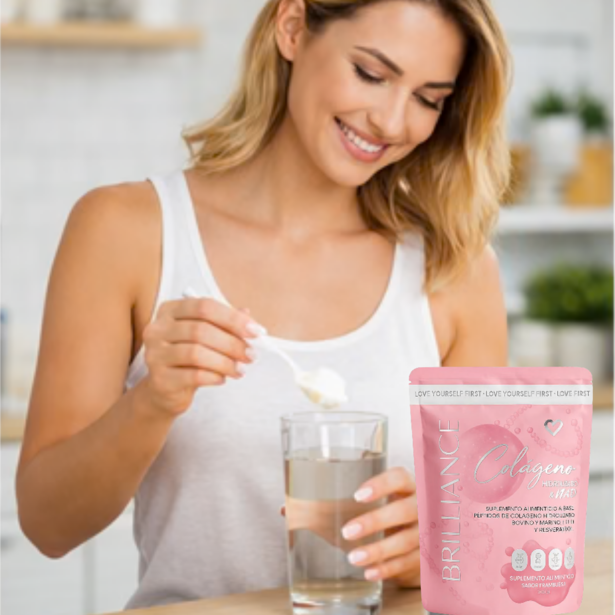 Colágeno Hidrolizado Premium bobino y marino con NAD